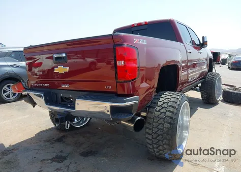 2015 Chevrolet Silverado 2500Hd Ltz из США, поврежденный, VIN 1GC1KWE84FF632229